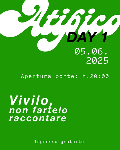 ATIPICO DAY 1 - Flavia Carlini Talk - Piazza del popolo 1, Savigliano (CN) - Anche quest’anno Atipico inizia con il Talk. Giovedì 5 Giugno, @flavia.carlini ti aspetta a partire dalle 20 all’Ala Polifunzionale in Piazza del Popo...