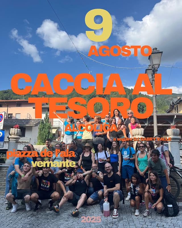 Caccia al tesoro alcolica - Piazza de l'ala, Vernante (CN) - π ESTATE 2025 A VERNANTE βοΈPronti per unβestate piena di eventi, tradizione, musica, risate eβ¦ qualche sorpresa alcolica? π»πEcco gli eventi princip...