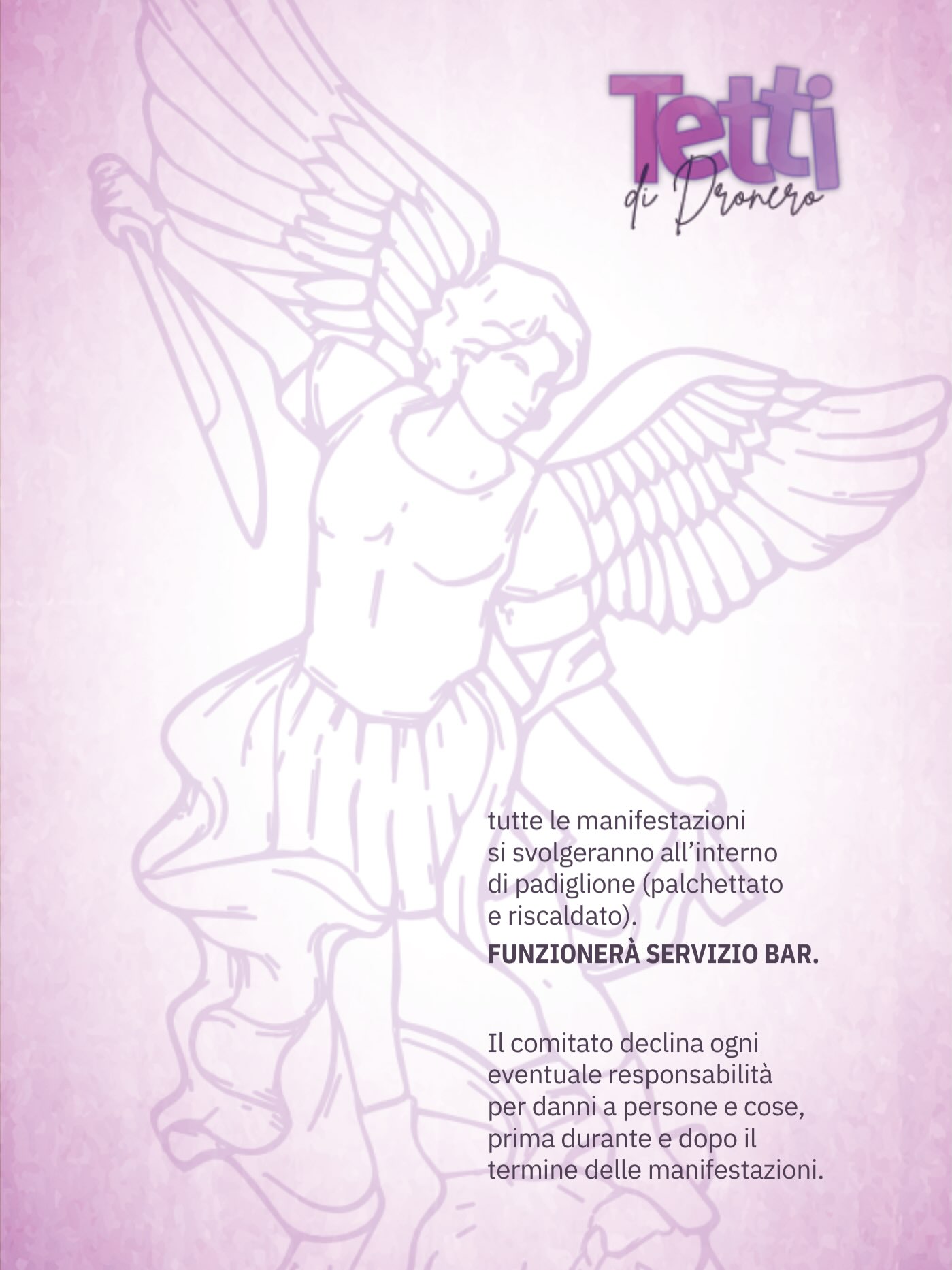 Festa Patronale di San Michele Arcangelo - Tetti di Dronero, Dronero (CN) - 🎉 Festa Patronale di San Michele Arcangelo a Tetti di Dronero
📅 Dal 25 al 28 settembre
Quattro giornate all'insegna della tradizione, del buon cibo...