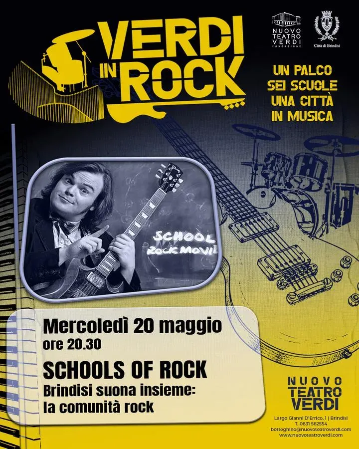 Schools Of Rock - Largo Gianni D'Errico (Nuovo Teatro Verdi), Brindisi (BR) - 