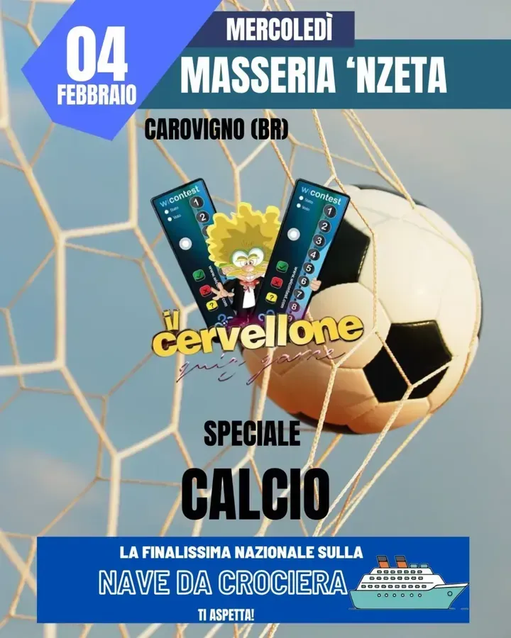 Il Cervellone - Speciale Calcio - il Cervellone - SS16 (Masseria Nzeta), Carovigno (BR) - 