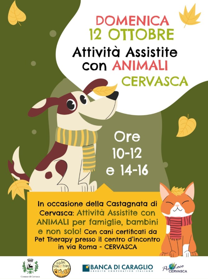 SAGRA DEI FUNGHI E DELLA CASTAGNA - centro, Cervasca (CN) - Cervasca in Festa: programma completo dal 10 al 12 ottobre
Dal venerdì 10 a domenica 12 ottobre, Cervasca si anima con un ricco calendario di eventi,...