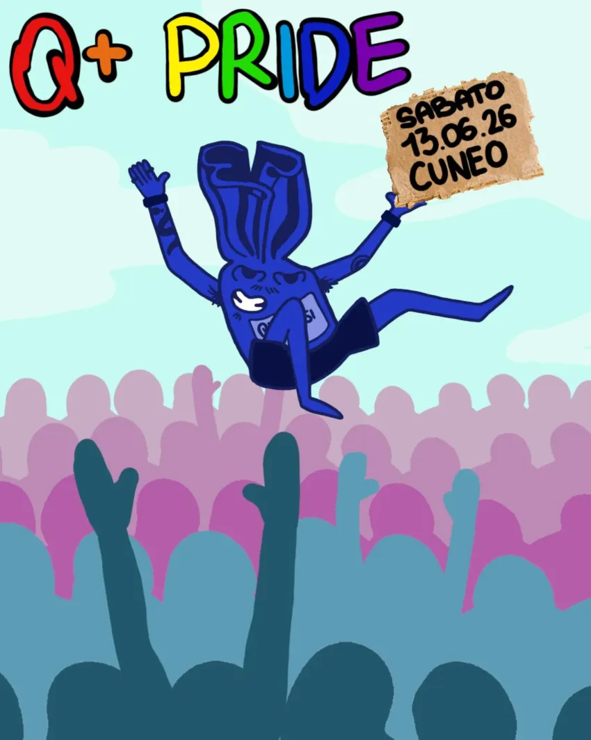 Gay Pride Cuneo 2026: Data ufficiale del Q+ Pride - Centro, Cuneo (CN) - È ufficiale: il Gay Pride di Cuneo tornerà a sfilare per le strade della città sabato 13 giugno 2026. L'annuncio arriva dal collettivo Q+, che ha dato...