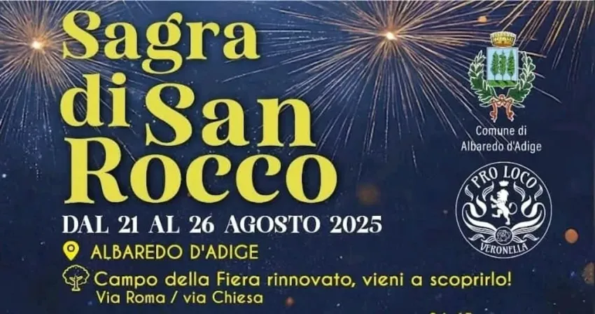 Sagra di San Rocco a Albaredo d'Adige - Campo della Fiera, Albaredo d'Adige (VR) - La Sagra di San Rocco a Albaredo d'Adige, in provincia di Verona, nella regione Veneto, si svolge tradizionalmente nel mese di Agosto.
          Dal 2...