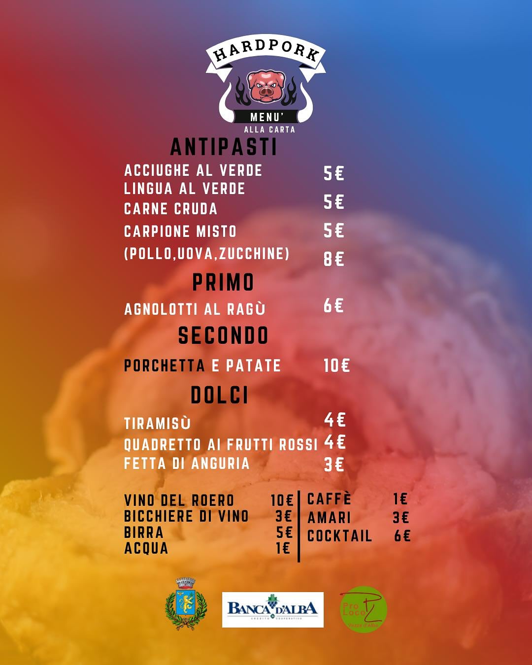 HARDPORK - Piazza San Carlo, Vezza d'Alba (CN) - 🐷 HARDPORK 🐷📍 Vezza d’Alba – Piazza San Carlo📅 Sabato 23 Agosto🕢 Cena dalle 19:30 con la mitica Porchetta di Tarcisio🎶 Dalle 22:00 musica e intr...