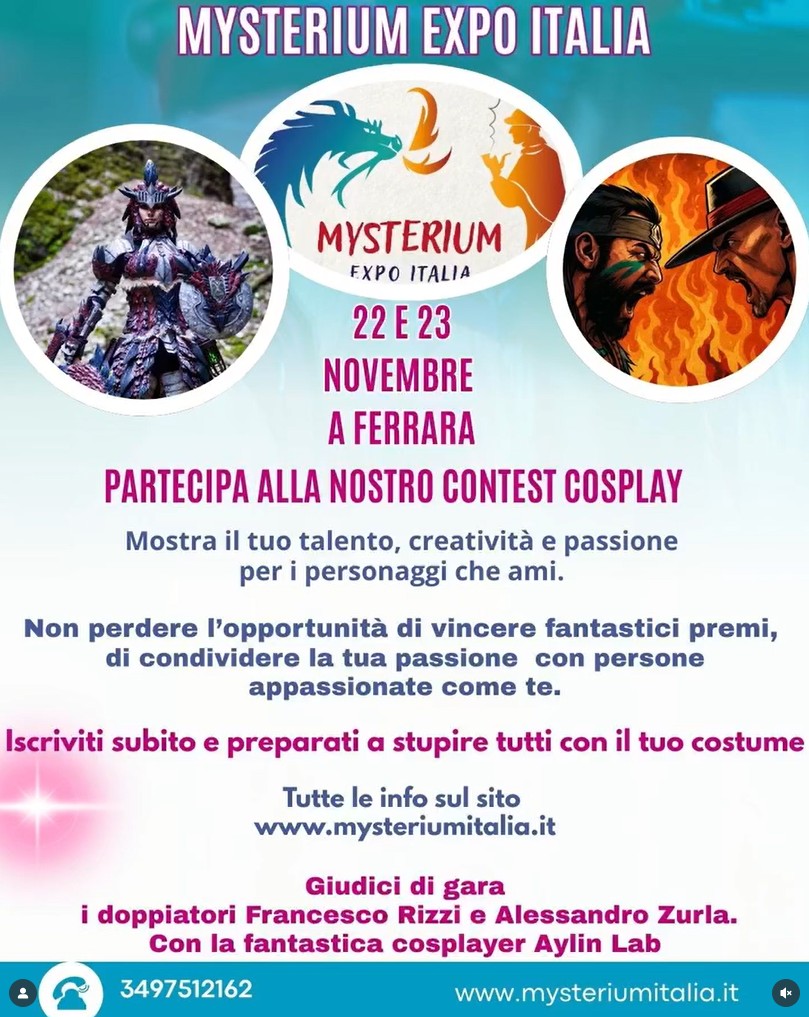 Mysterium Expò Italia -  Ferrara Expo, Ferrara (FE) - Ferrara ospita la prima edizione del MEI – Mysterium Expò Italia
Il 22 e 23 novembre il Ferrara Expò aprirà le porte a un evento unico nel suo genere:...