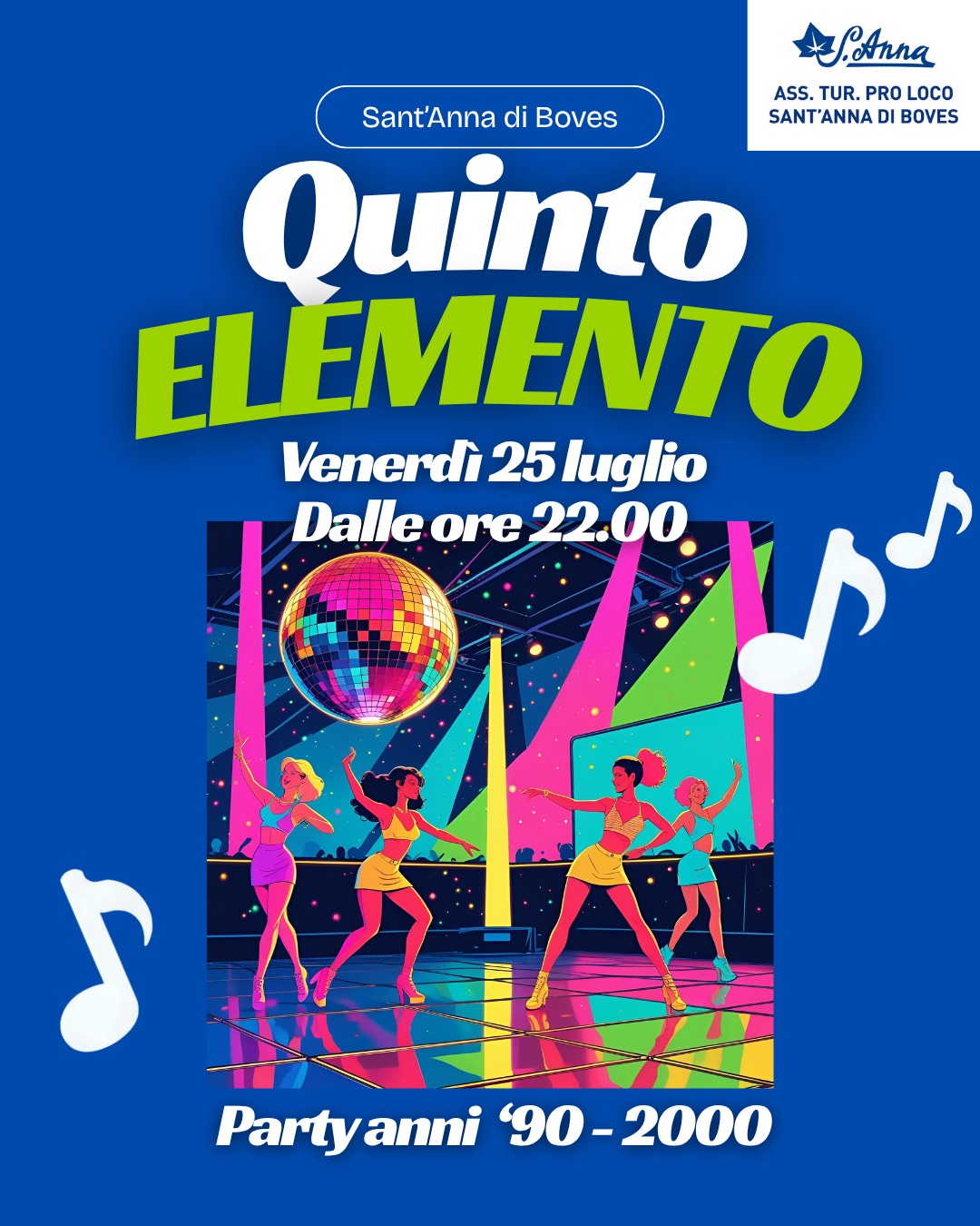 Festa Sant’Anna di Boves - Day 1 - Via Funga, 1, Boves (CN) - Torna come ogni anno l'appuntamento fisso della festa di Sant'Anna di Boves (CN)! 🎉🤩💙
Quest'anno al venerdì si parte con la novità del Dr. Why - Il...
