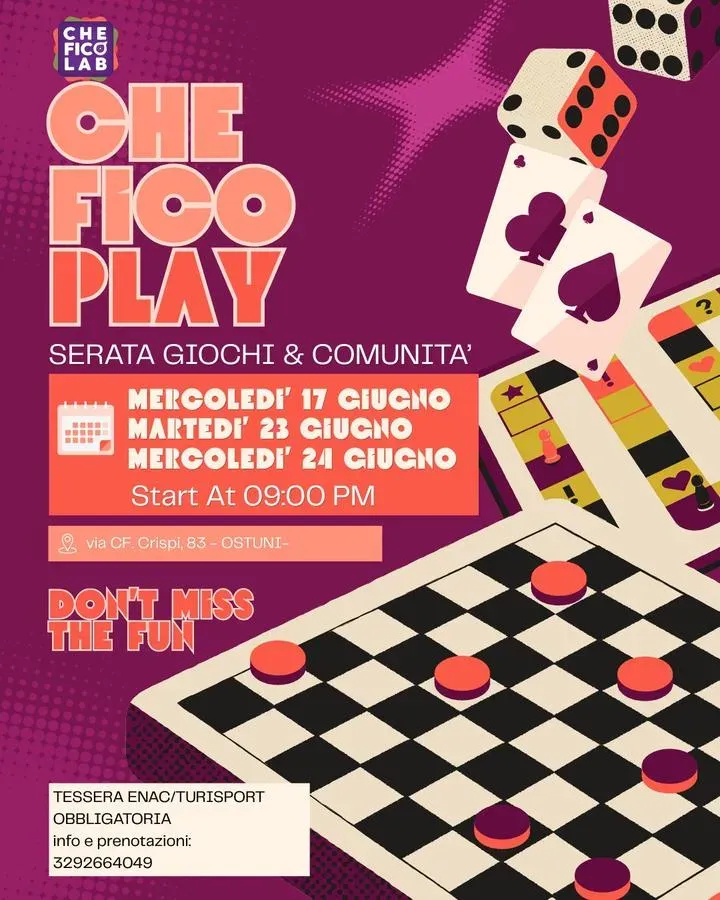 Che Fico Play Speciale Lupus In Tabula - Viale Francesco Crispi 83 (Che Fico Lab), Ostuni (BR) - 