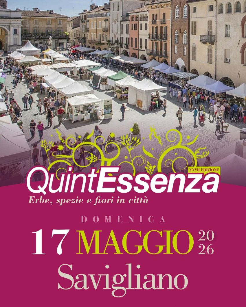 QuintEssenza: erbe, spezie e fiori in città - Fiera - Centro, Savigliano (CN) - Domenica 17 maggio a Savigliano torna QuintEssenza: erbe, spezie e fiori in città!🌿Presto tutti i dettagli!
