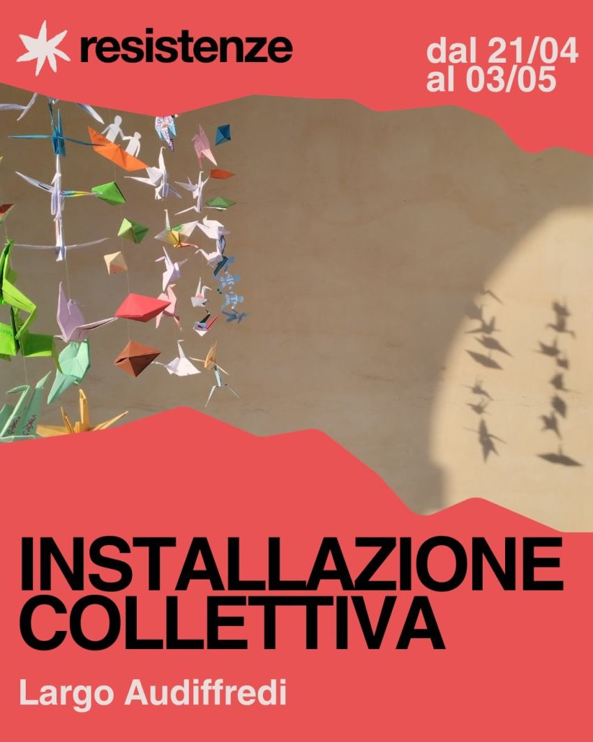 Installazione collettiva - Largo Audiffredi, Cuneo (CN) - L’iniziativa rientra nella rassegna “Resistenze 2026 – Repubblica e Costituzione” Dal 21 aprile al 3 maggio 2026Largo AudiffrediInstallazione colletti...