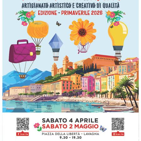 Artigianato Artistico e Creativo - Centro citta', Lavagna (GE) - Eccoci di nuovo a Lavagna in piazza della Libertà per festeggiare insieme l'arrivo della Pasqua e la Festa dei Lavoratori con l’edizione primaverile d...