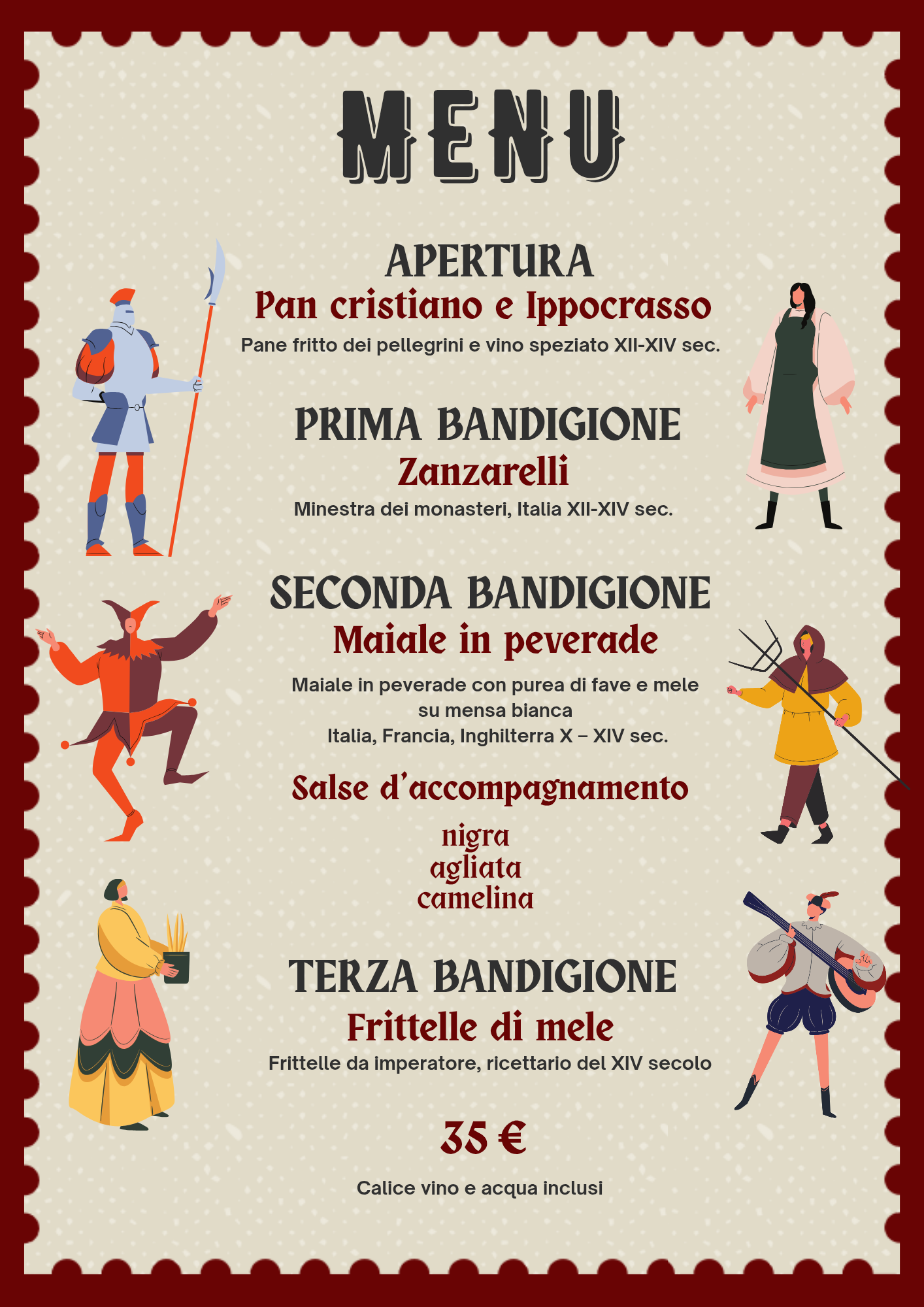 Dentro il Medioevo - via Gandolfi 1, regione Gandolfi, Monastero di Vasco (CN) - La Quattordicesima (XIV) Cena Medievale Filologica del Circolo Lionetto, si terrà, come già per la precedente edizione, presso il Ristorante – Pizzeri...
