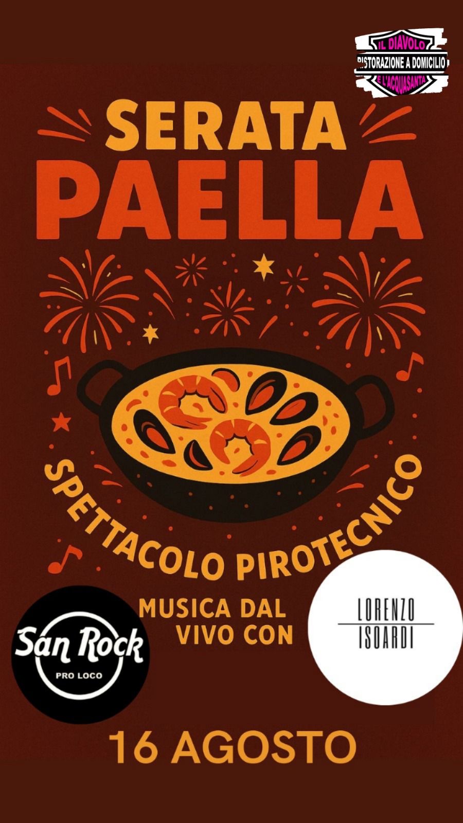 San Rock Fest - Via sorelle Beltrú 13, Bernezzo (CN) - 14-15-16-17 AGOSTO
Cibo, musica e festa!!
Prenotazioni per cene e grigliata di ferragosto: www.prolocosanrocco.netsons.org/prenota.php
Hamburger e pat...