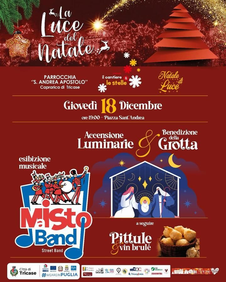 La Luce del Natale - Piazza Sant'Andrea (Tricase - Piazza Sant'Andrea), Tricase (LE) - 