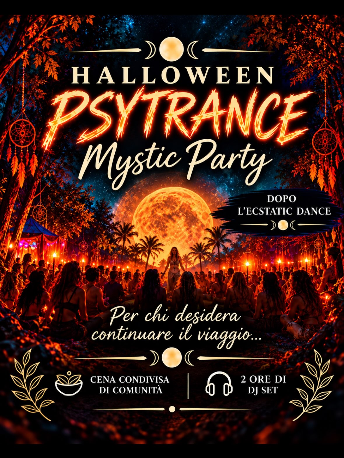 HALLOWEEN : Ecstatic Dance + Psytrance Mystic Party - via Valle Maira 109 (Puraessenza), Cuneo (CN) - 🎃 Questo Halloween sarà un viaggio speciale.Due danze, due energie diverse, ma un unico intento.🌙 Inizieremo con un’Ecstatic Dance, un viaggio attra...