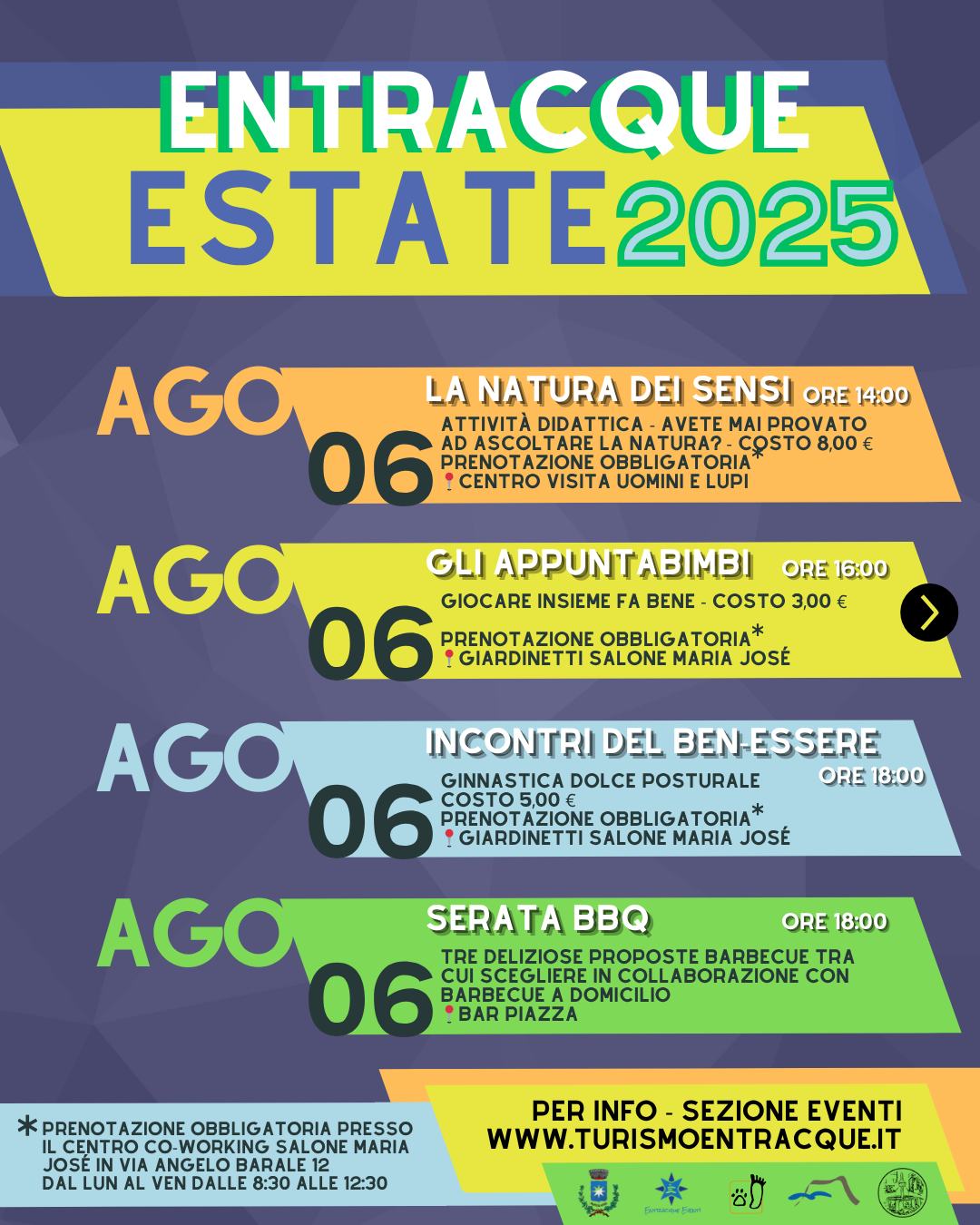 Entracque Estate 2025 - Centro città, Entracque (CN) - ☀️ 𝗘𝗻𝘁𝗿𝗮𝗰𝗾𝘂𝗲 – 𝗘𝘀𝘁𝗮𝘁𝗲 𝟮𝟬𝟮𝟱𝘓𝘢 𝘵𝘶𝘢 𝘢𝘨𝘦𝘯𝘥𝘢 𝘴𝘦𝘵𝘵𝘪𝘮𝘢𝘯𝘢𝘭𝘦 𝘥𝘦𝘨𝘭𝘪 𝘦𝘷𝘦𝘯𝘵𝘪 🗓️Ci aspetta una settimana ricchissima di eventi!Ecco gli appuntamenti da non perdere...