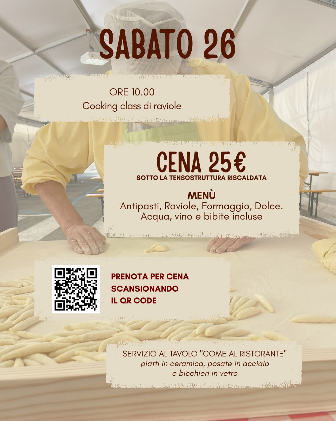 RAVIOLE, TRADIZIONE E MUSICA! - Fiera di San Michele - Centro città (TENSOSTRUTTURA), Sampeyre (CN) - SABATO 26 SETTEMBRE | RAVIOLE, TRADIZIONE E MUSICA! Il secondo giorno della Fiera di San Michele – Sagra delle Raviole è dedicato alla nostra tradizio...