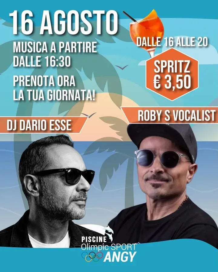 Giornata A Bordo Piscina - Dario Esse DJ - Via Oliviero Cavallo (Piscina Olimpic Sport Angy), Latiano (BR) - 