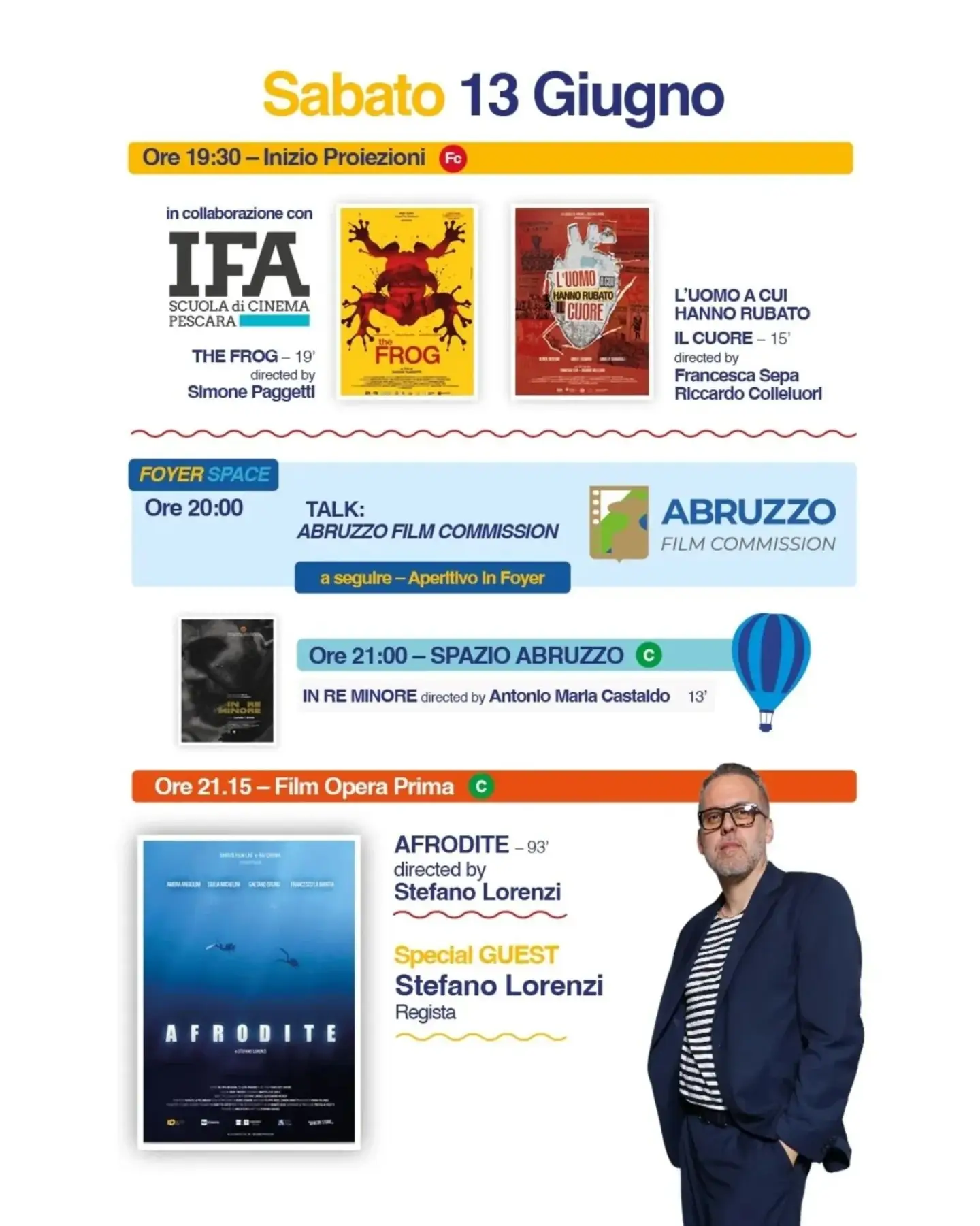 ADRIATIC FILM FESTIVAL - 9a edizione -  Lungomare John Fitzgerald Kennedy (Auditorium Sirena), Francavilla al Mare (CH) - 🎬🌊 Cinque giorni di cinema, decine di opere da tutto il mondo, ospiti, incontri, nuove collaborazioni internazionali e altre sorprese ancora da annu...