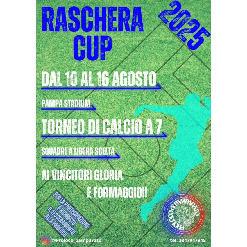Raschera Cup 2025 - Calcio a 7 - Pampa Stadium, Pamparato (CN) - ⚽️la risposta monregalese al mondiale per club⚽️Si giocherà nelle seguenti giornate:10 agosto11 agosto12 agosto16 agostoPer informazioni e iscrizion...