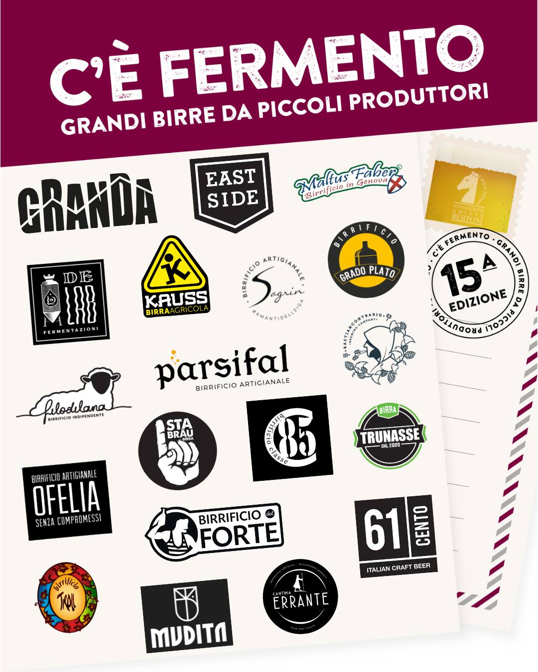 C'è fermento - Piazza Montebello, Saluzzo (CN) - 
C'è fermento Grandi birre da piccoli produttori

La quindicesima edizione della rassegna dedicata alla birra artigianale di qualità torna a Saluzzo n...
