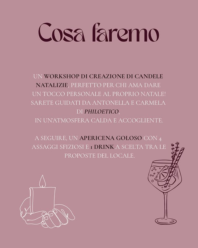 APERICANDLE | Workshop + Apericena -  Bric a Brac, Via Don Giovanni A. 35 – Peveragno (CN) , Peveragno (CN) - 🕯️ APERICANDLE | Workshop + ApericenaUn’esperienza che profuma di creatività e Natale: un evento artigianale dove, guidati da Antonella e Carmela di P...