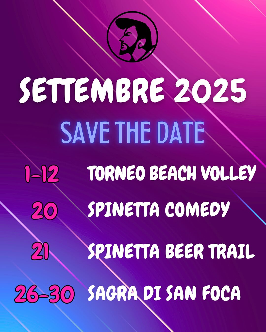 SAN FOCA 2025 - Frazione Spinetta, Cuneo (CN) -  

Non fartelo raccontare…Programma in arrivo, segnati le date!#SaveTheDate #SanFoca2025

