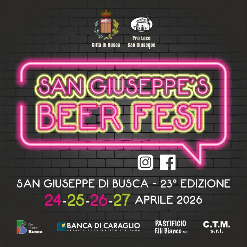 SAN GIUSEPPE’S BEER FEST - FESTA DELLA BIRRA A SAN GIUSEPPE DI BUSCA - San Giuseppe di Busca (CN), Busca (CN) - 💥 IL MOMENTO CHE ASPETTAVATE È ARRIVATO! 💥Torna a Busca la 23° edizione del SAN GIUSEPPE’S BEER FEST! 🍻Quattro giorni di musica, cibo pazzesco e fi...