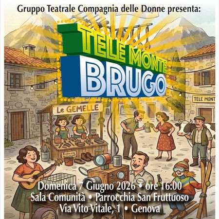 Tele Monte Brugo - Via Vito Vitale, 1, Genova (GE) - A Monte Brugo la noia non va mai in onda!
Stanchi di essere dimenticati, i cittadini di un piccolo borgo accendono la loro televisione. Tra personagg...