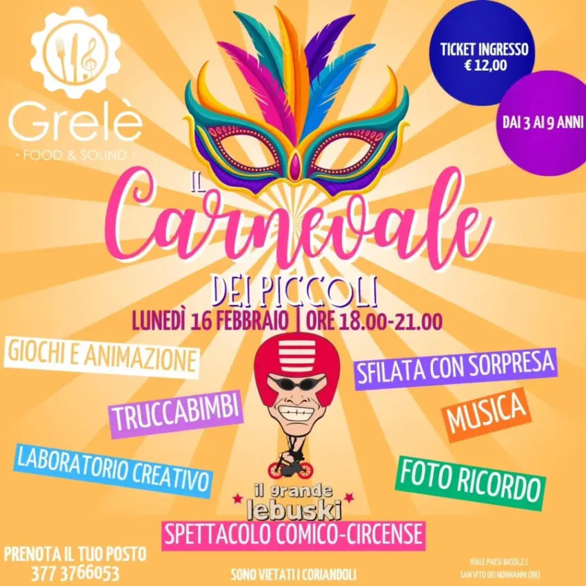 Il Carnevale Dei Bambini - Viale Paesi Bassi (Grelé), San Vito dei Normanni (BR) - 