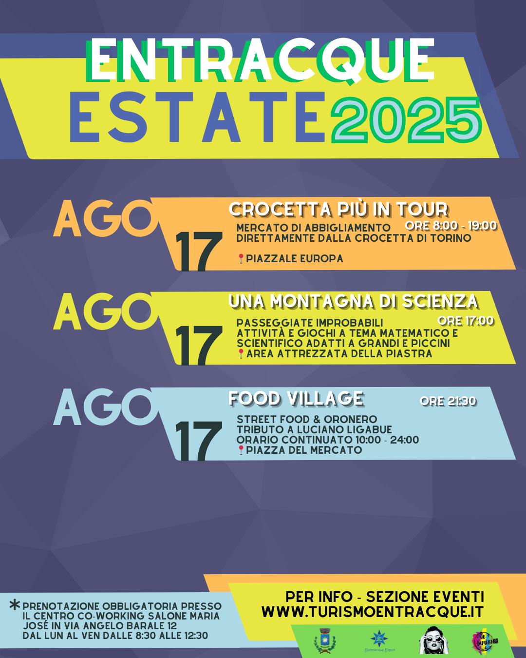 Entracque Estate 2025 - Centro città, Entracque (CN) - ☀️ 𝗘𝗻𝘁𝗿𝗮𝗰𝗾𝘂𝗲 – 𝗘𝘀𝘁𝗮𝘁𝗲 𝟮𝟬𝟮𝟱𝘓𝘢 𝘵𝘶𝘢 𝘢𝘨𝘦𝘯𝘥𝘢 𝘴𝘦𝘵𝘵𝘪𝘮𝘢𝘯𝘢𝘭𝘦 𝘥𝘦𝘨𝘭𝘪 𝘦𝘷𝘦𝘯𝘵𝘪 🗓️La settimana più calda dell'anno è qui! 🔥Ecco gli appuntamenti da non perdere 👇🏻...