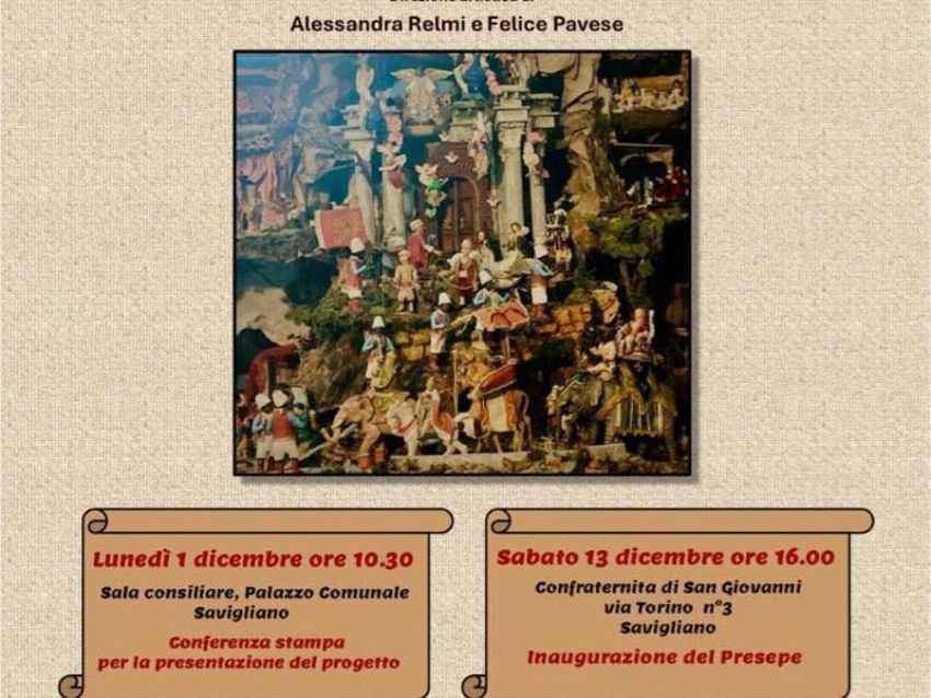 PRESEPE ANTROPOLOGICO - Confratenita di San Giovanni, Savigliano (CN) - Da sabato 13 dicembre a martedì 6 gennaio, presso la Confratenita di San Giovanni a Savigliano, Presepe antropologico: il cammino dell'umanità attrave...