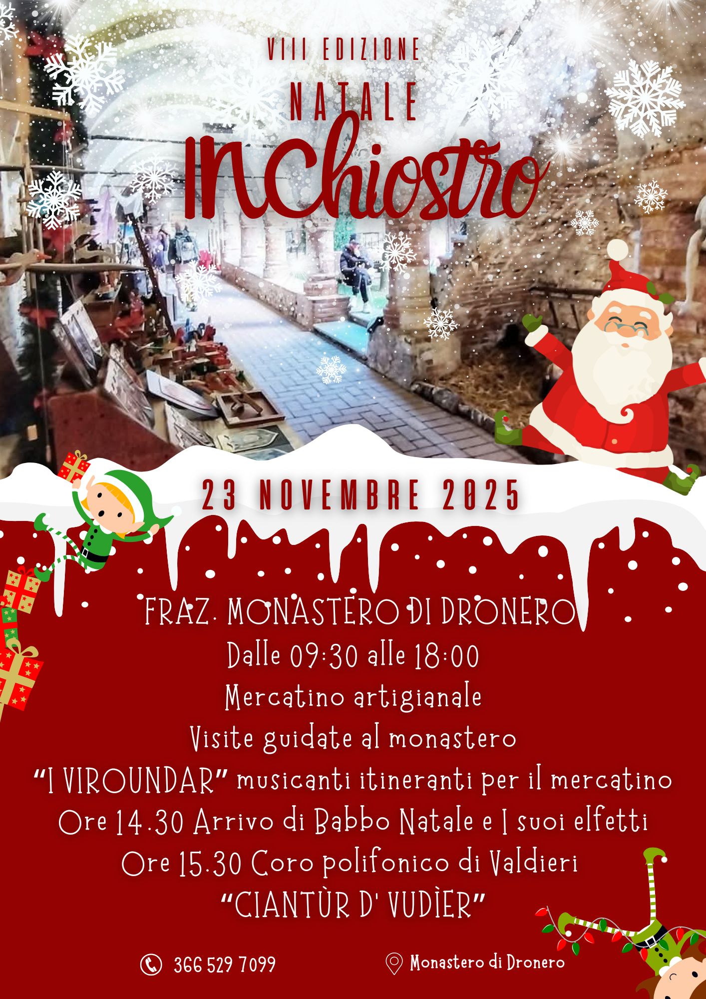 MERCATINI DI NATALE - NATALE INchiostro - Monastero di Dronero, Dronero (CN) - 🎄 Natale InChiostro – Ottava Edizione: la magia del Natale nel Monastero di Sant’Antonio a DroneroDronero (CN) – Torna la magia del Natale in uno dei...