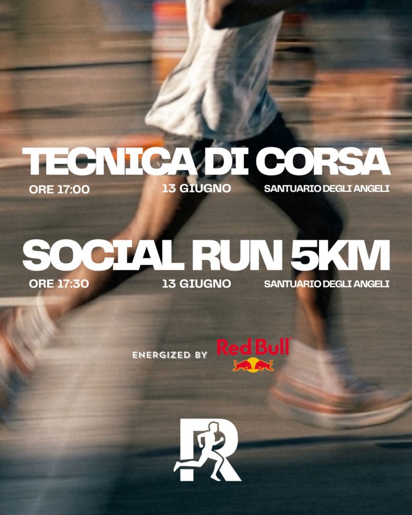 SOCIAL RUN 5KM + TECNICA DI CORSA - Santuario Degli Angeli, Cuneo (CN) -  

 

Novità ‼️:A grande richiesta da questa settimana offriremo delle lezioni gratuite di tecnica di corsa con il nostro @andre.sciolla, istruttore F...