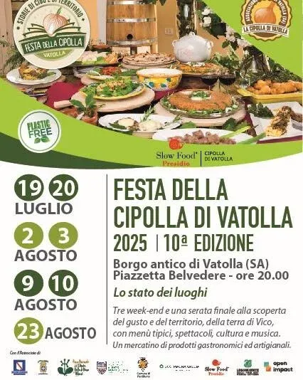 Festa della Cipolla di Vatolla - Vatolla, Perdifumo (SA) - Torna, la Festa della Cipolla di Vatolla, frazione del Comune di Perdifumo in provincia di Salerno, nel cuore del Cilento, famosa per aver ospitato ne...