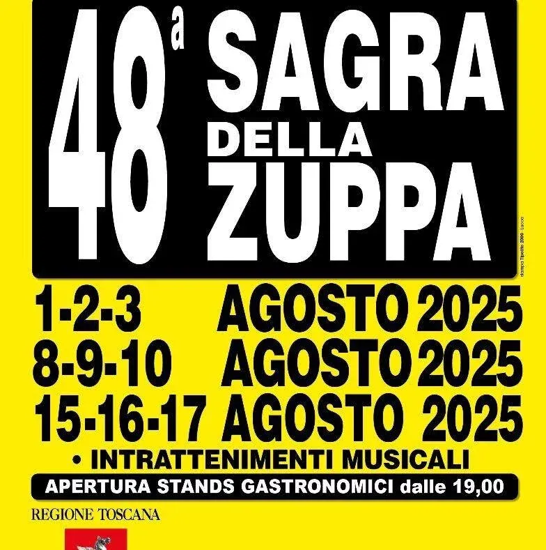 Sagra della Zuppa di Aquilea - Aquilea, Lucca (LU) - Zuppa e vino abbinamento ..Divino!Nella spettacolare location delle colline lucchesi, tra le vigne e le piane del paese di Aquilea si ripete la tradiz...