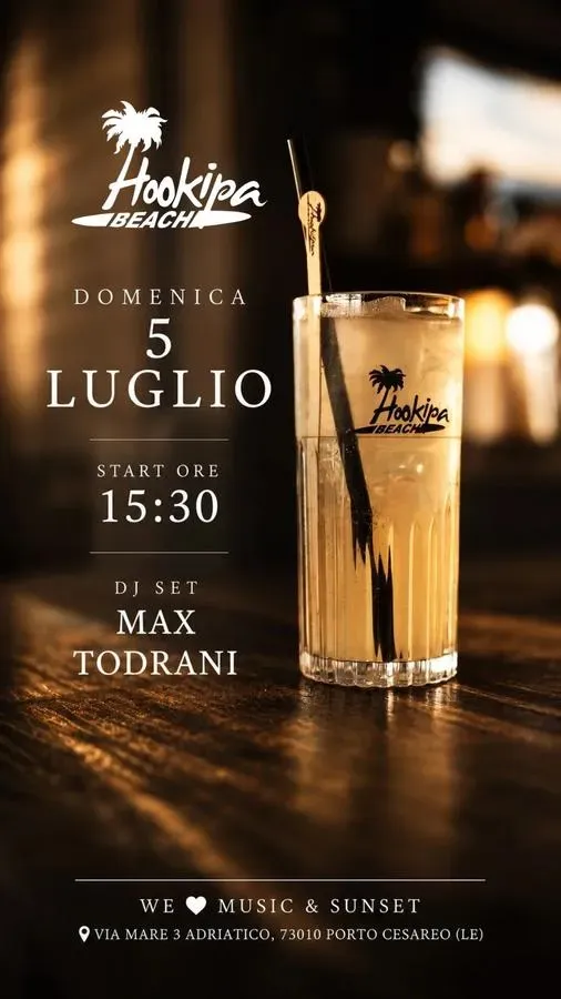 Max Todrani - Max Todrani DJ - Scala di Furno Via Mare Adriatico 3 (Hookipa Beach), Porto Cesareo (LE) - 