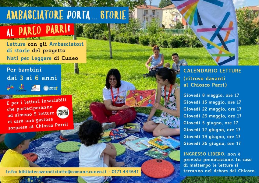 Ambasciatore porta… storie! Al Parco Parri