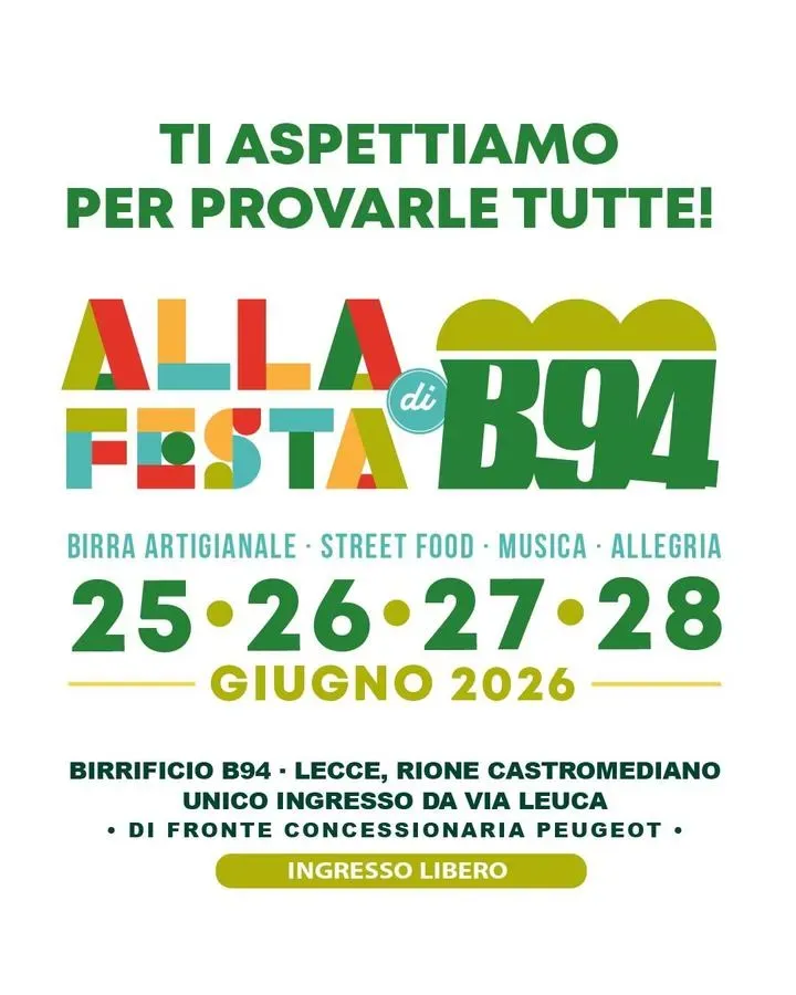 Alla Festa Di Birrificio B94 - SP23 km 0.5 (Birrificio B94), Lecce (LE) - 