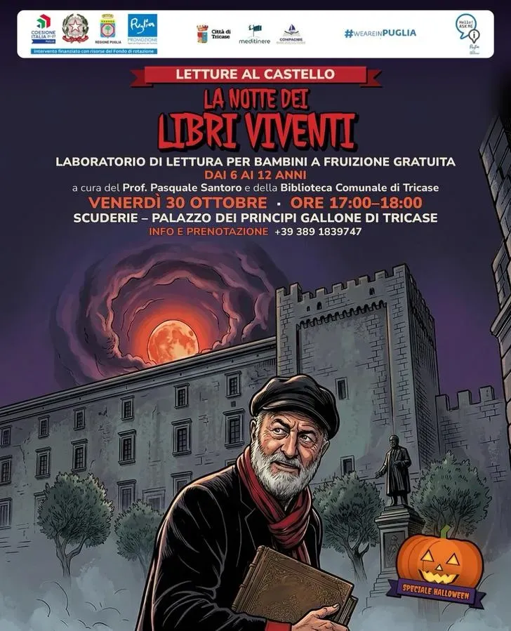 La Notte dei Libri Viventi - Via Marina Porto 14 (Tricase - Palazzo Gallone), Tricase (LE) - 