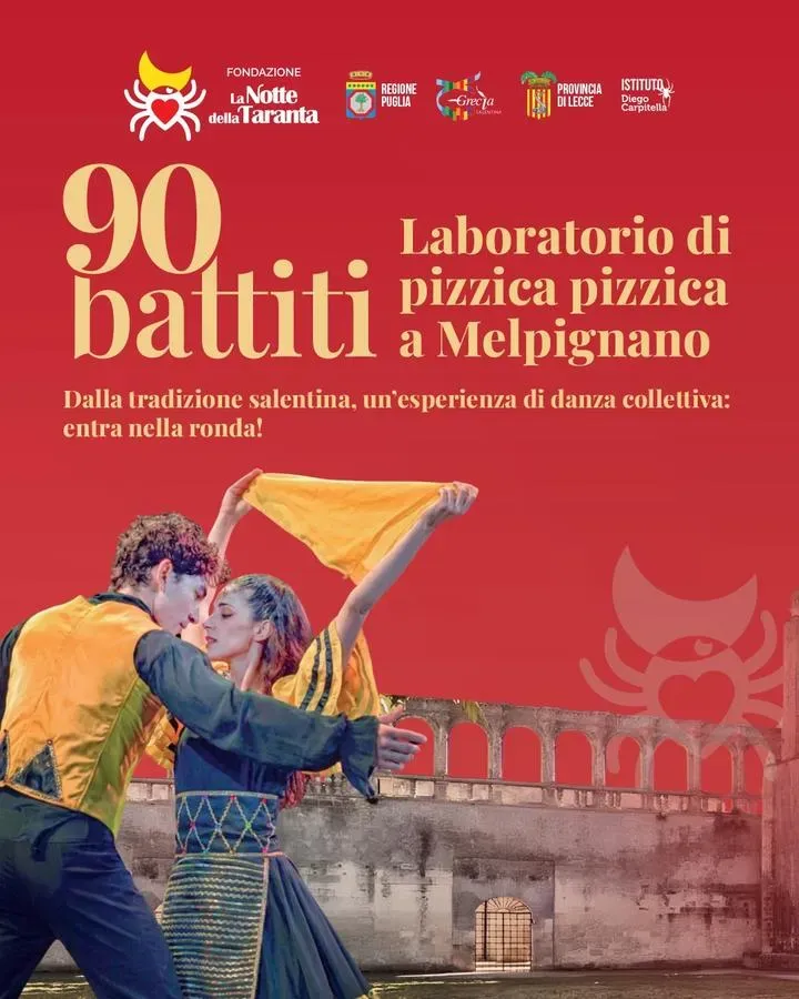 90 Battiti - Laboratorio Di Pizzica Pizzica - Orchestra Popolare "La Notte della Taranta" - Piazzale Ex Convento (Melpignano - Piazzale Ex Convento degli Agostiniani), Melpignano (LE) - 
