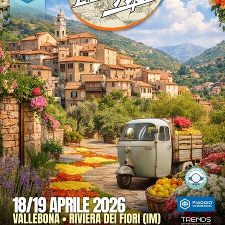 Ape in Fiore - Centro citta', Vallebona (IM) - EuroApe 2026 arriva a Vallebona (Imperia) il 18 e 19 aprile 2026 per celebrare due anniversari speciali: gli 80 anni dell’Ape e i 20 anni di Ape Club...