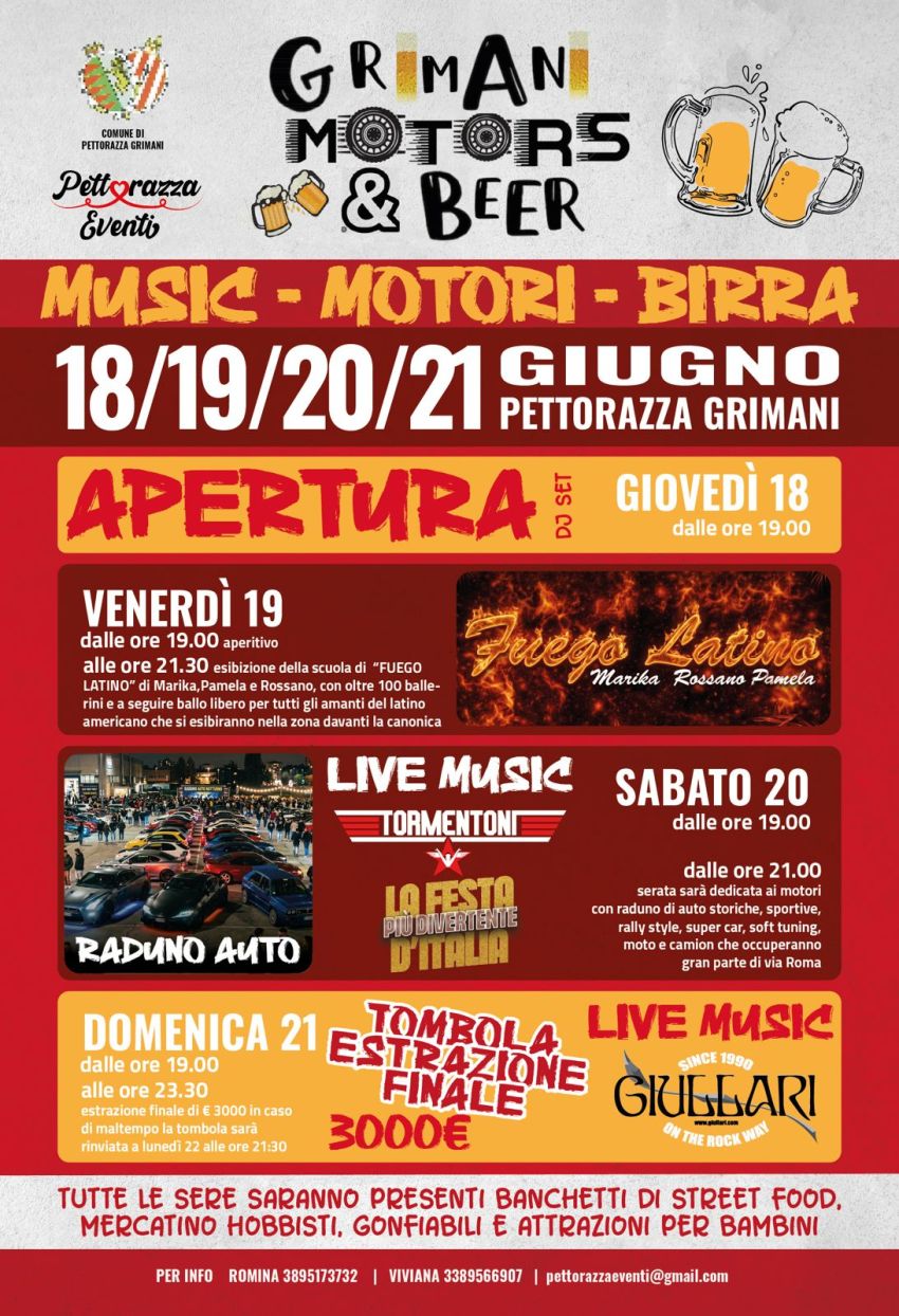 GRIMANI MOTORS & BEER - Via Roma, Pettorazza Grimani (RO) - https://www.facebook.com/share/p/18akuJYRR2/