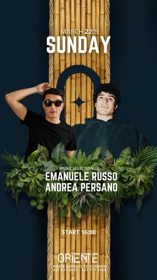 Sunday - Emanuele Russo - Piazza Castello 12 (Oriente - Spiriti e Mente), Otranto (LE) - 