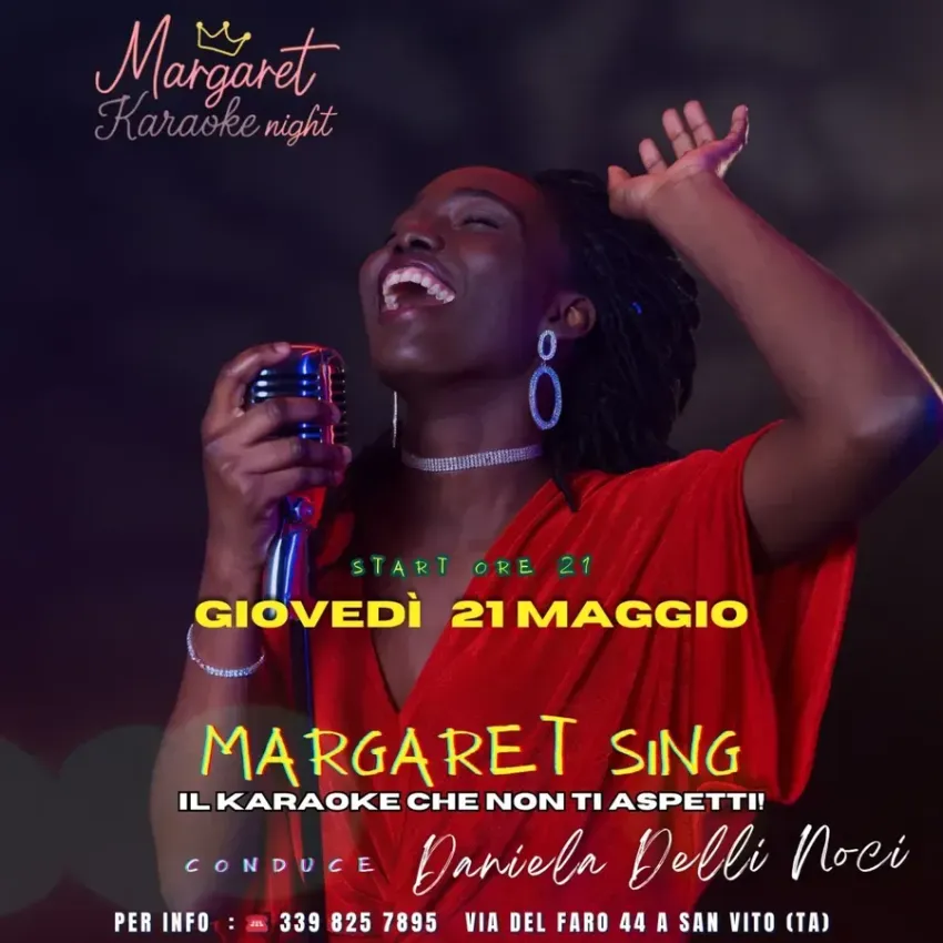 Margaret Sing - Daniela Delli Noci - Via del Faro 44 (Bar Margaret), Taranto (TA) - 