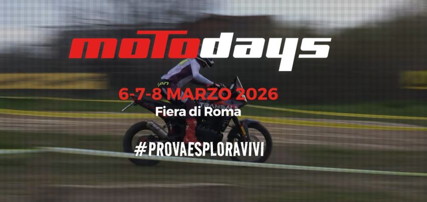 Motodays - Via Portuense, 1645/647, Roma (RM) - Motodays 2026 – La fiera delle moto a Roma e nel Lazio
Dal 6 all’8 marzo 2026, la Fiera di Roma ospita la quattordicesima edizione di Motodays, l’even...