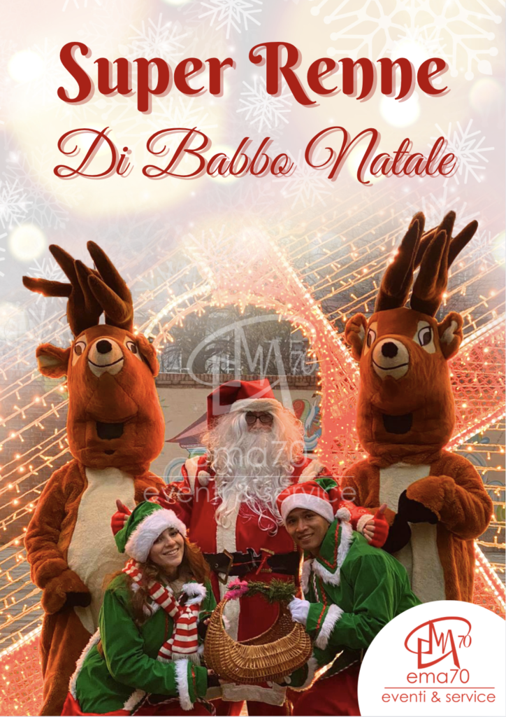 LE SUPER RENNE DI BABBO NATALE - Abano Terme (PD) domenica 14 dicembre 2025  - HOTEL DUE TORRI, Abano Terme (PD) - Abano Terme (PD)  domenica 14 dicembre 2025, dalle 16.30 alle 18.00, partenza spettacolo itinerante fronte Hotel Due Torri Il comune di Abano Terme, i...