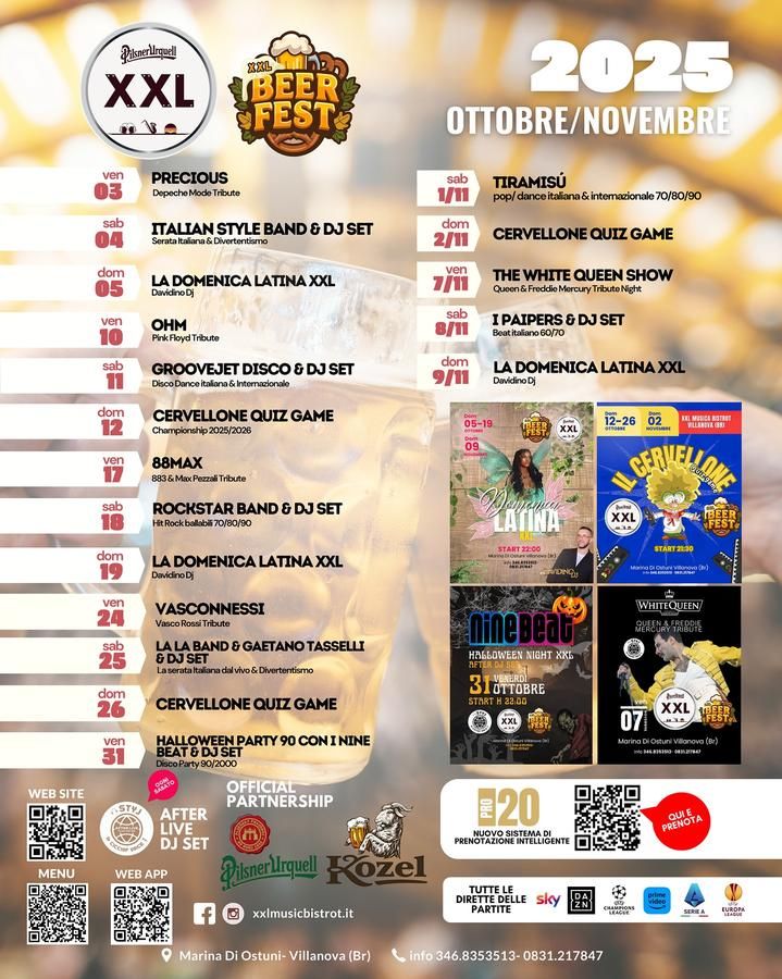 Queen Tribute - White Queen - Villanova Via Consolato Veneziano (XXL Music Bistrot), Ostuni (BR) - 