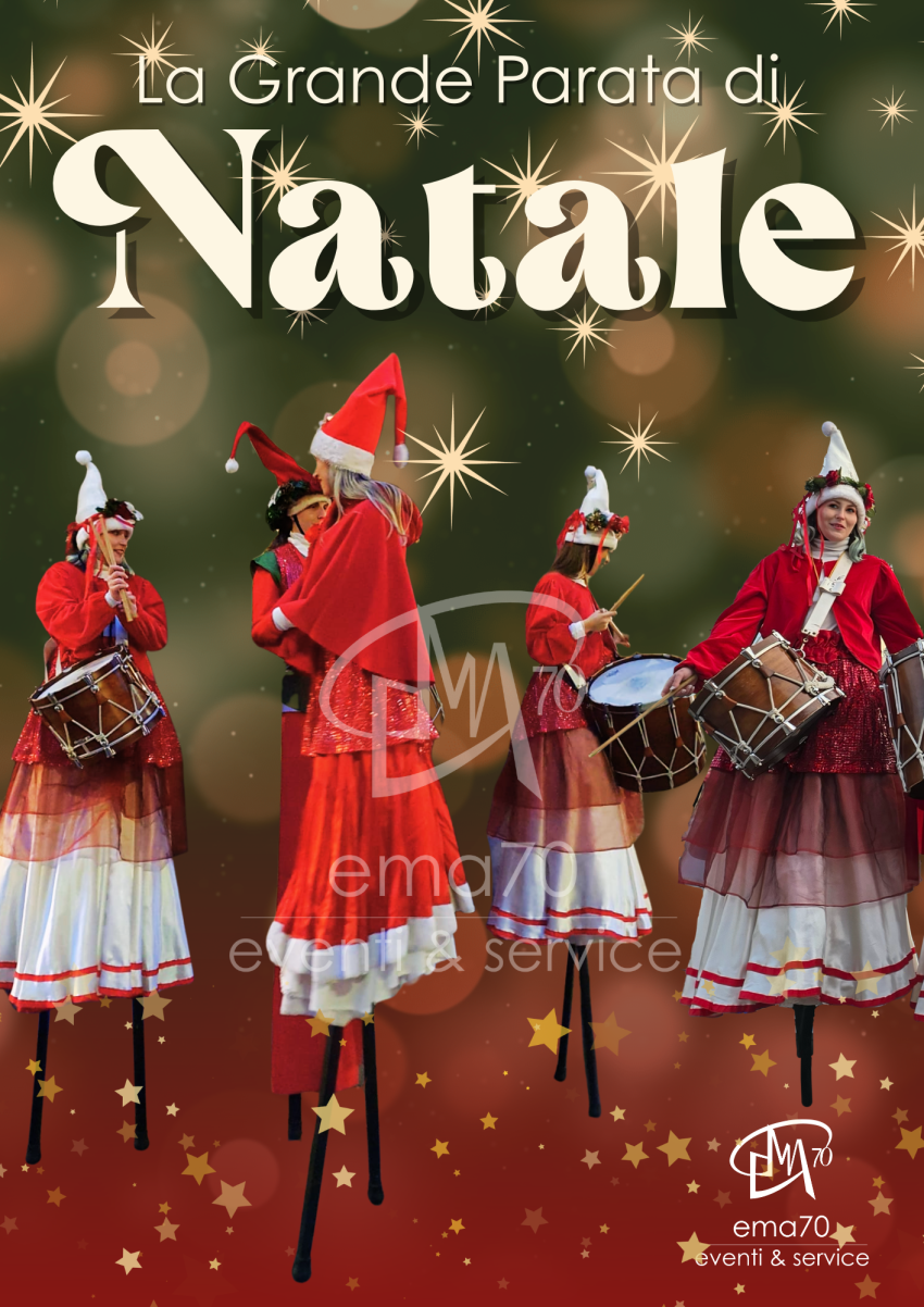 LA GRANDE PARATA DI NATALE - CALCINATO (BS)  Domenica 14 dicembre - PIAZZA ALDO MORO, Calcinato (BS) - CALCINATO (BS)  Domenica 14 dicembre dalle 15.30 alle 17.30 in Piazza Aldo Moro, il comune di Calcinato in collaborazione con Ema 70 Eventi & Service...