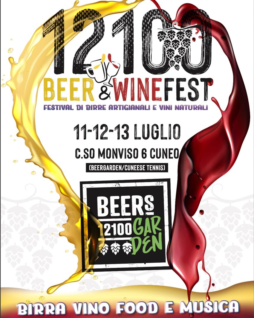 12100 Beer&wine Fest - Corso Monviso 6, Cuneo (CN) - Il 12100 beershop e @12100.beers.market sono lieti di annunciare il loro primo festival! 🍻 12100 Beer&wine Fest📍 Garden – Corso Monviso 6, Cuneo📅 1...